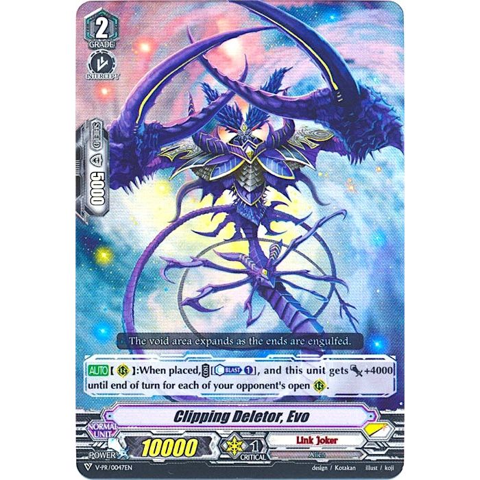 Image for Clipping Deletor, Evo (V-PR/0047EN) (VPR) - Cardfight Vanguard
