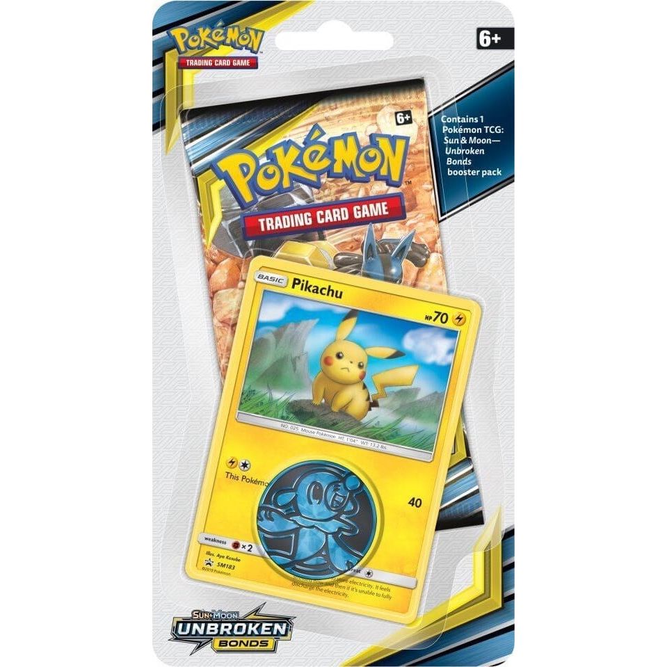 Image for Unbroken Bonds Single Pack Blister [Pikachu] - Pokemon