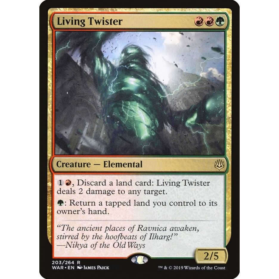 Image for Living Twister (203) (WAR) - Magic: The Gathering
