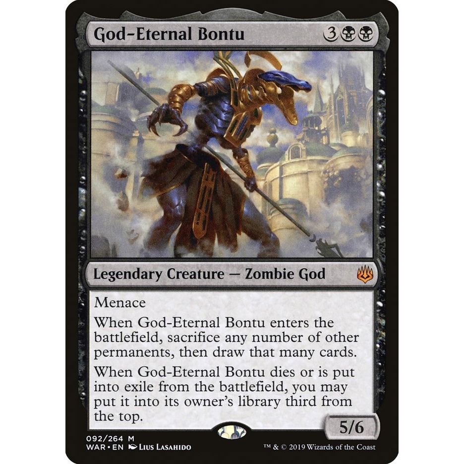Image for God-Eternal Bontu (92) (WAR) - Magic: The Gathering