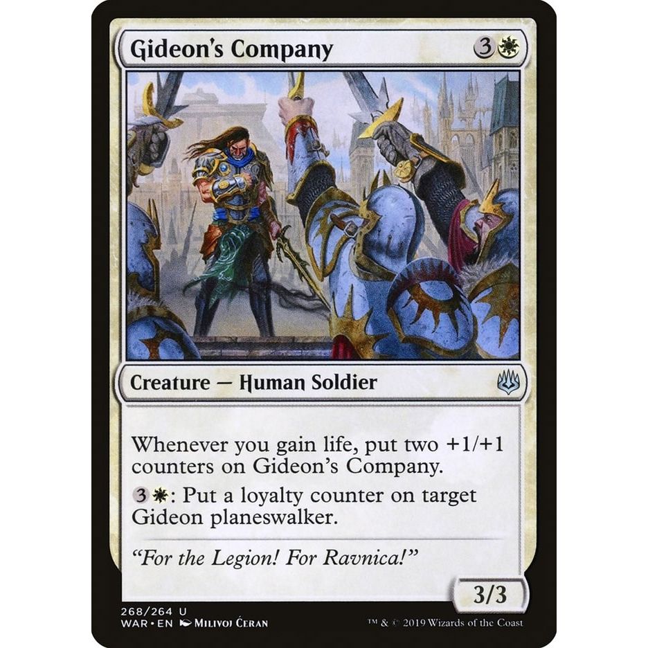 Image for Gideon's Company (268) (WAR) - Magic: The Gathering