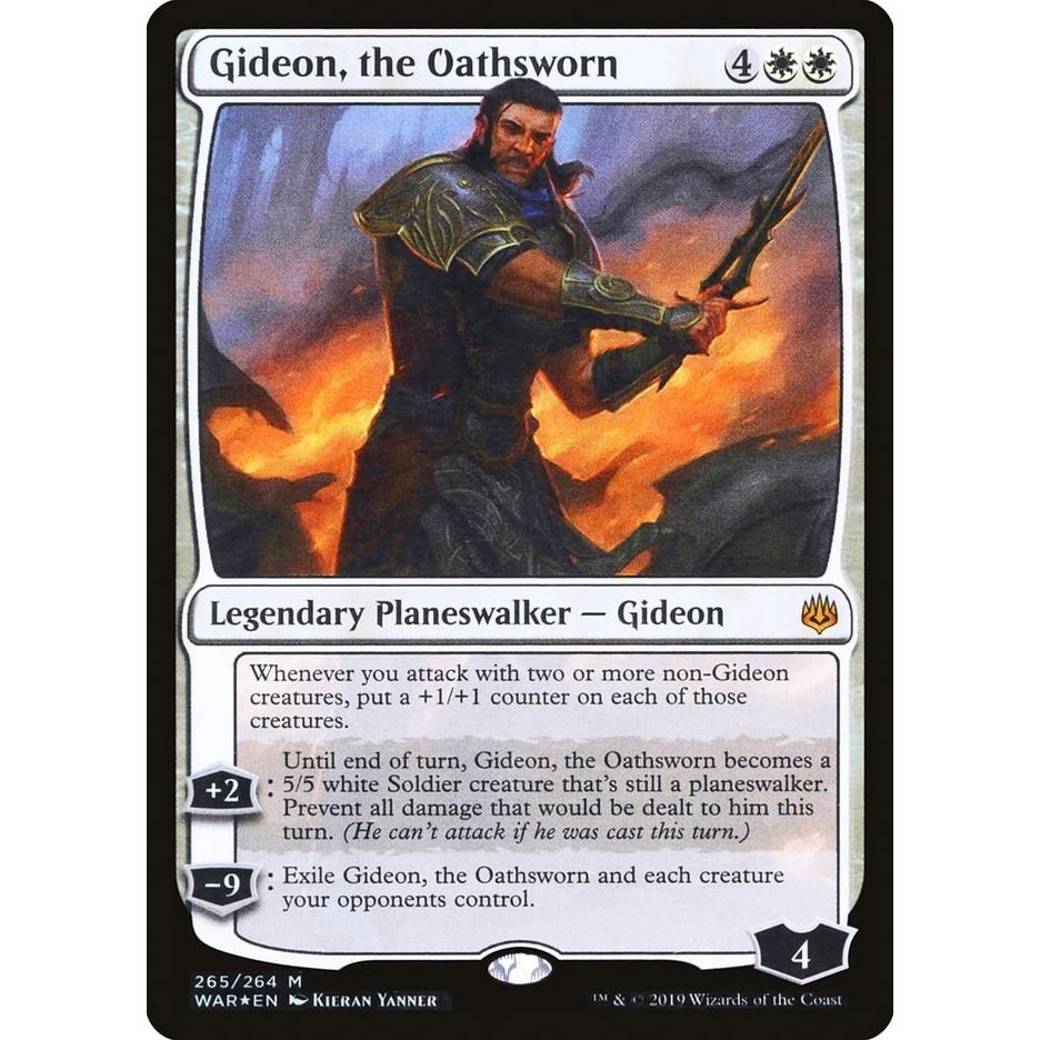 Image for Gideon, the Oathsworn (265) (WAR) - Magic: The Gathering