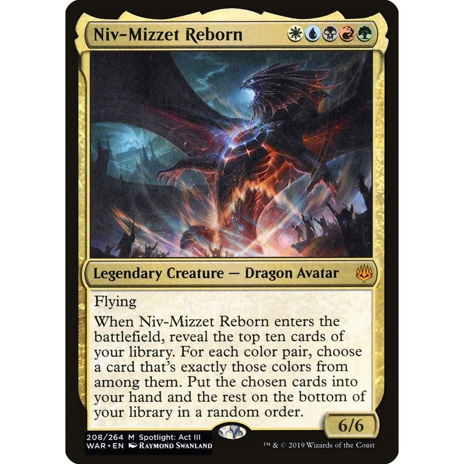 Image for Niv-Mizzet Reborn (208) (WAR) - Magic: The Gathering