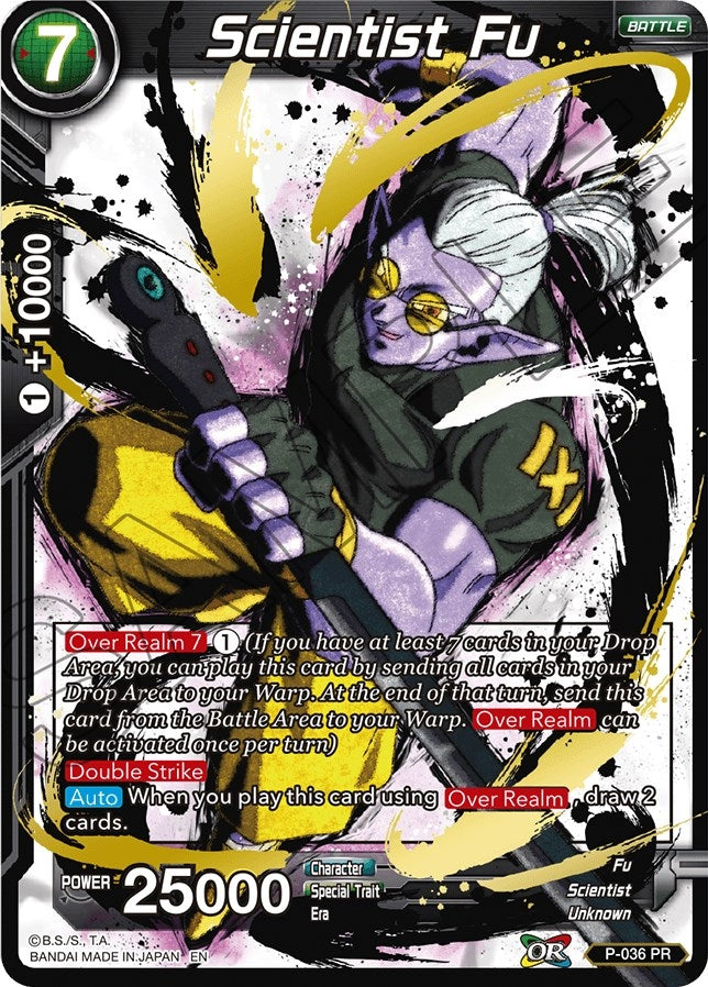 Image for Scientist Fu (Alternate Art) (P-036) (DBS-EB06) - Dragon Ball Super: Masters