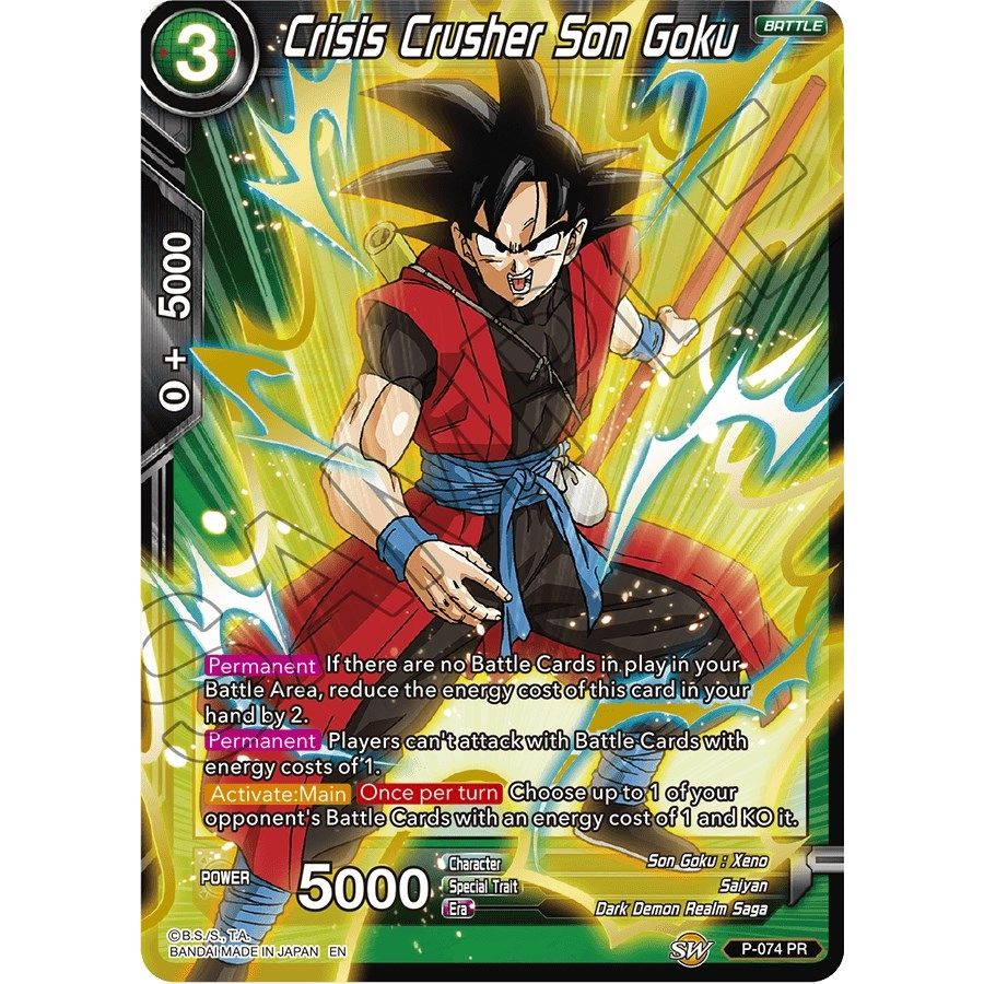 Image for Crisis Crusher Son Goku (Alternate Art) (P-074) (DBS-EB06) - Dragon Ball Super: Masters
