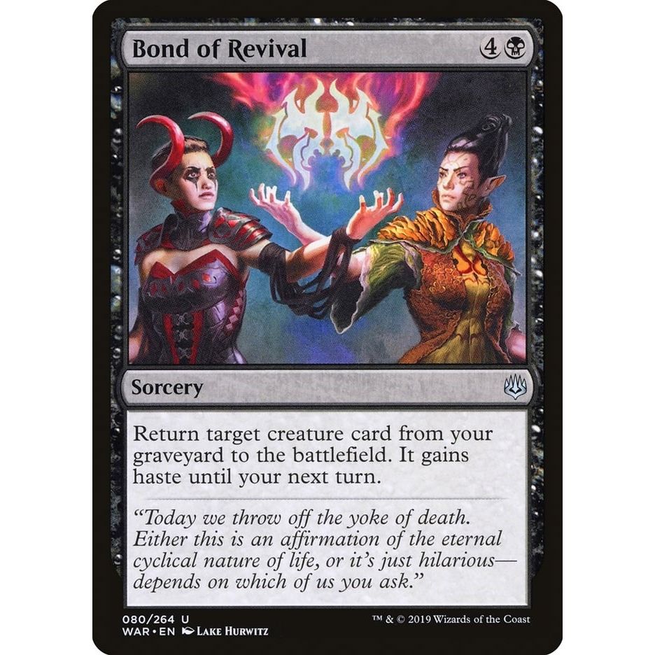 Image for Bond of Revival (80) (WAR) - Magic: The Gathering