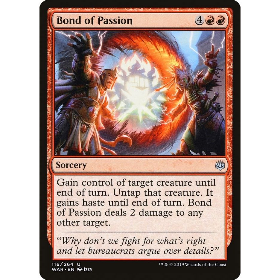 Image for Bond of Passion (116) (WAR) - Magic: The Gathering