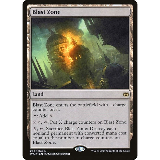 Image for Blast Zone (244) (WAR) - Magic: The Gathering