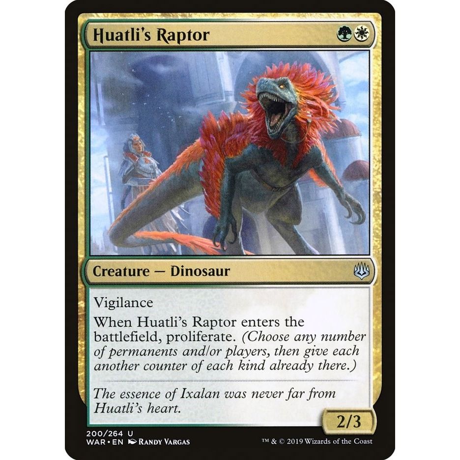 Image for Huatli's Raptor (200) (WAR) - Magic: The Gathering
