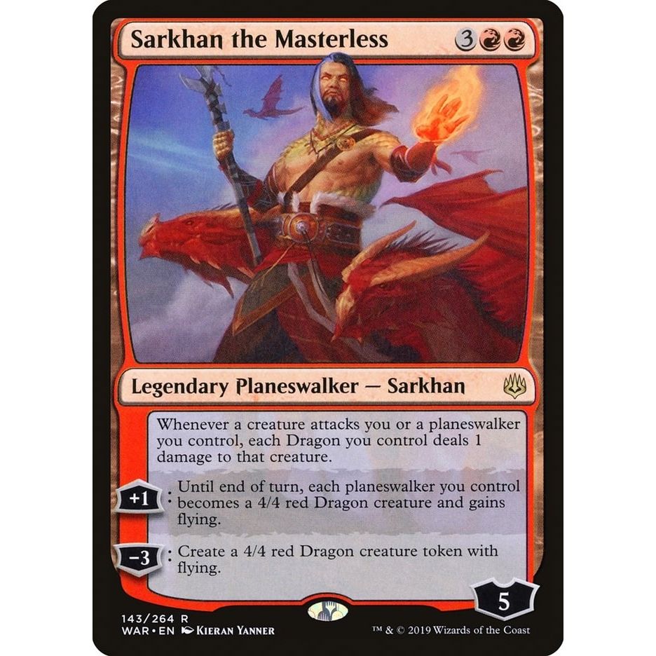 Image for Sarkhan the Masterless (143) (WAR) - Magic: The Gathering