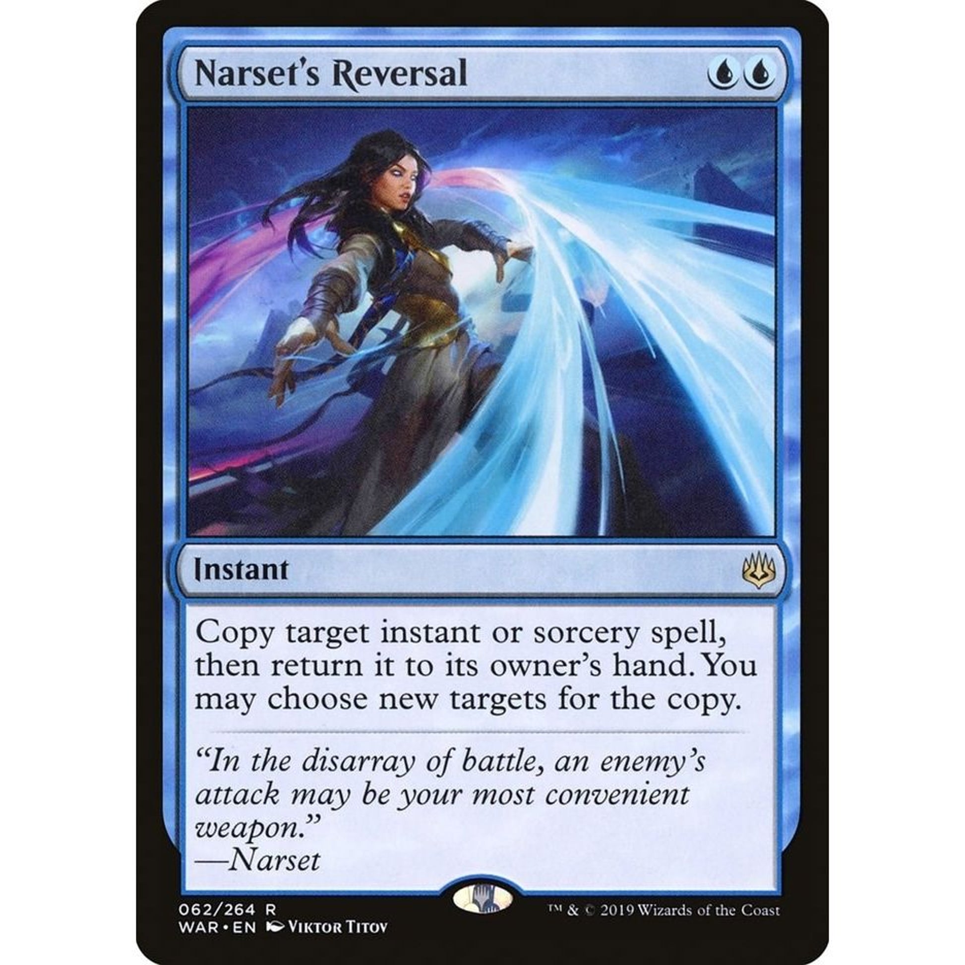 Image for Narset's Reversal (62) (WAR) - Magic: The Gathering