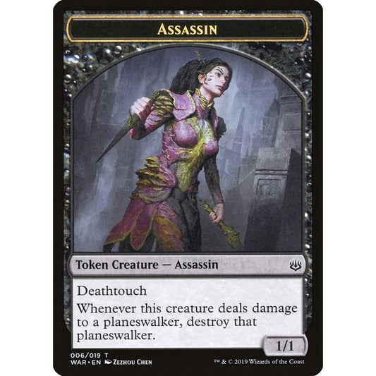 Image for Assassin Token (6) (WAR) - Magic: The Gathering