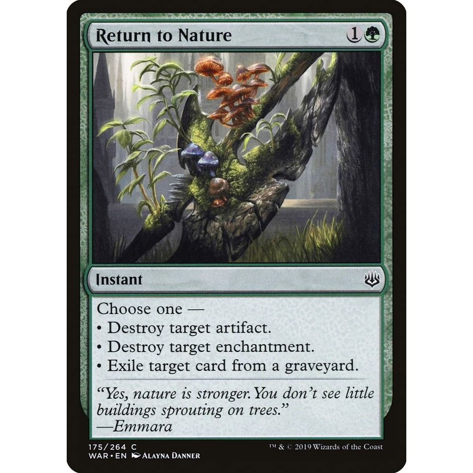 Image for Return to Nature (175) (WAR) - Magic: The Gathering