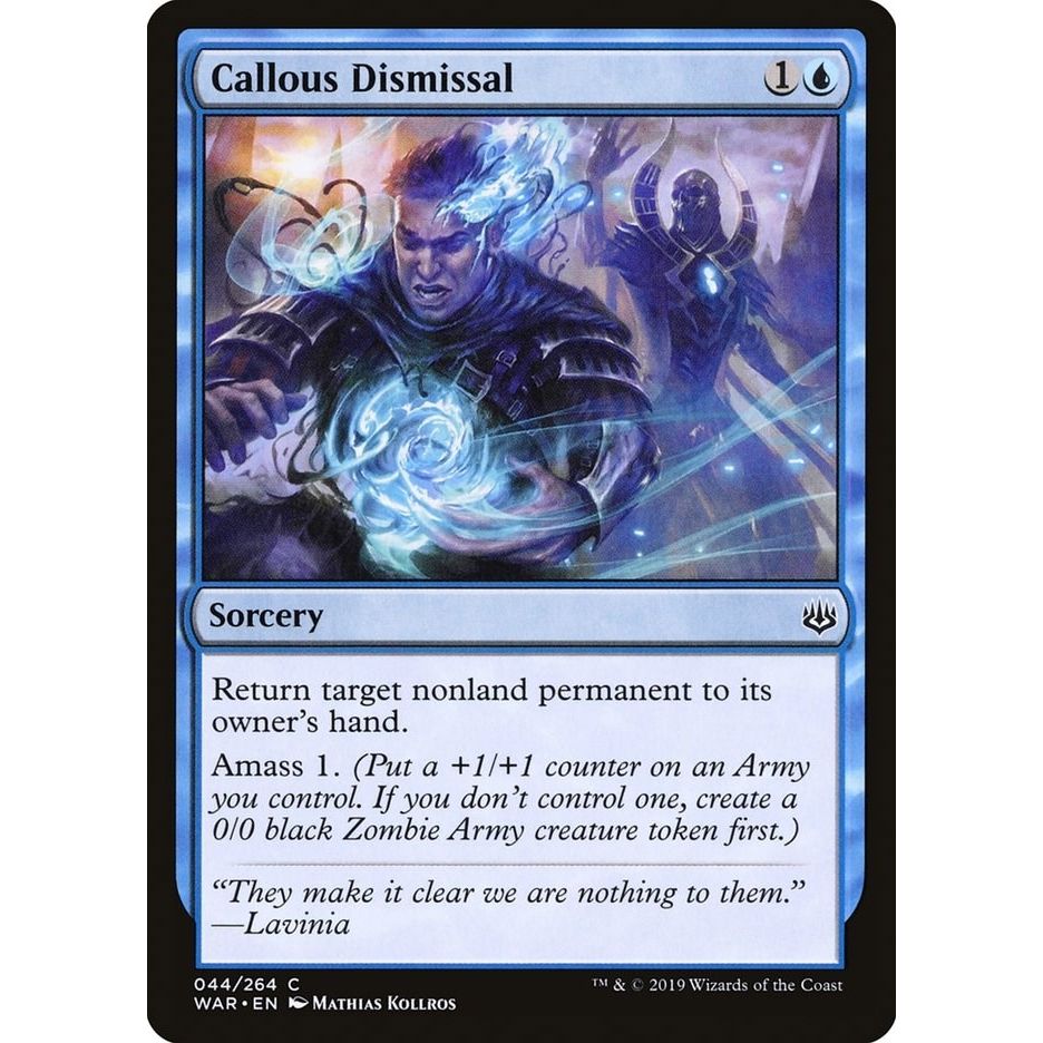Image for Callous Dismissal (44) (WAR) - Magic: The Gathering