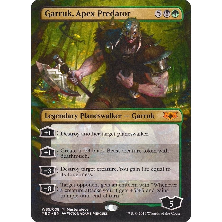 Image for Garruk, Apex Predator (WS5) (MED3) - Magic: The Gathering