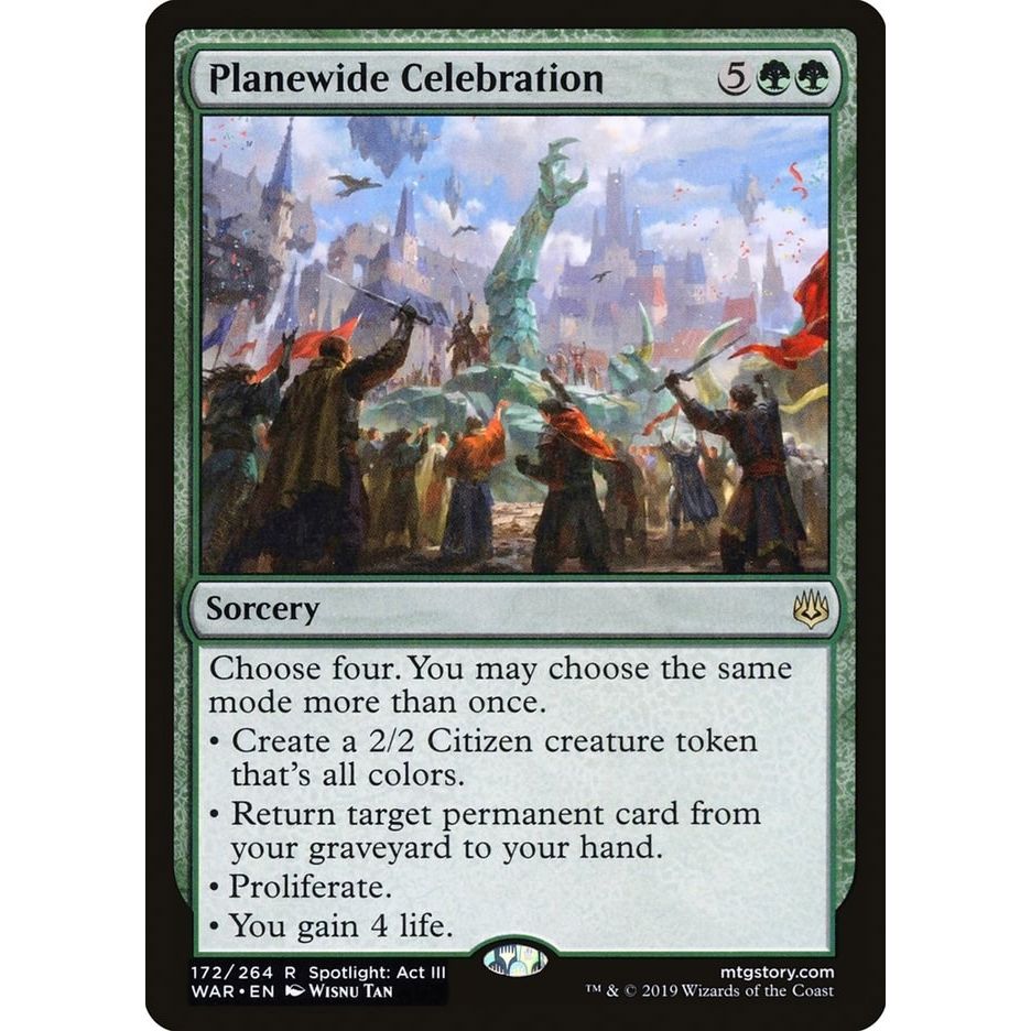 Image for Planewide Celebration (172) (WAR) - Magic: The Gathering