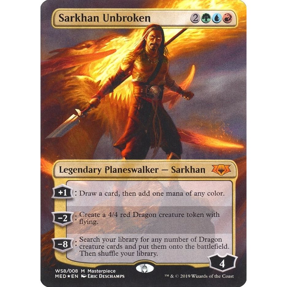 Image for Sarkhan Unbroken (WS8) (MED3) - Magic: The Gathering