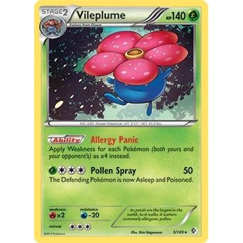 Image for Vileplume - 3/149 (BW Boundaries Crossed) (003/149) (PR) - Pokemon