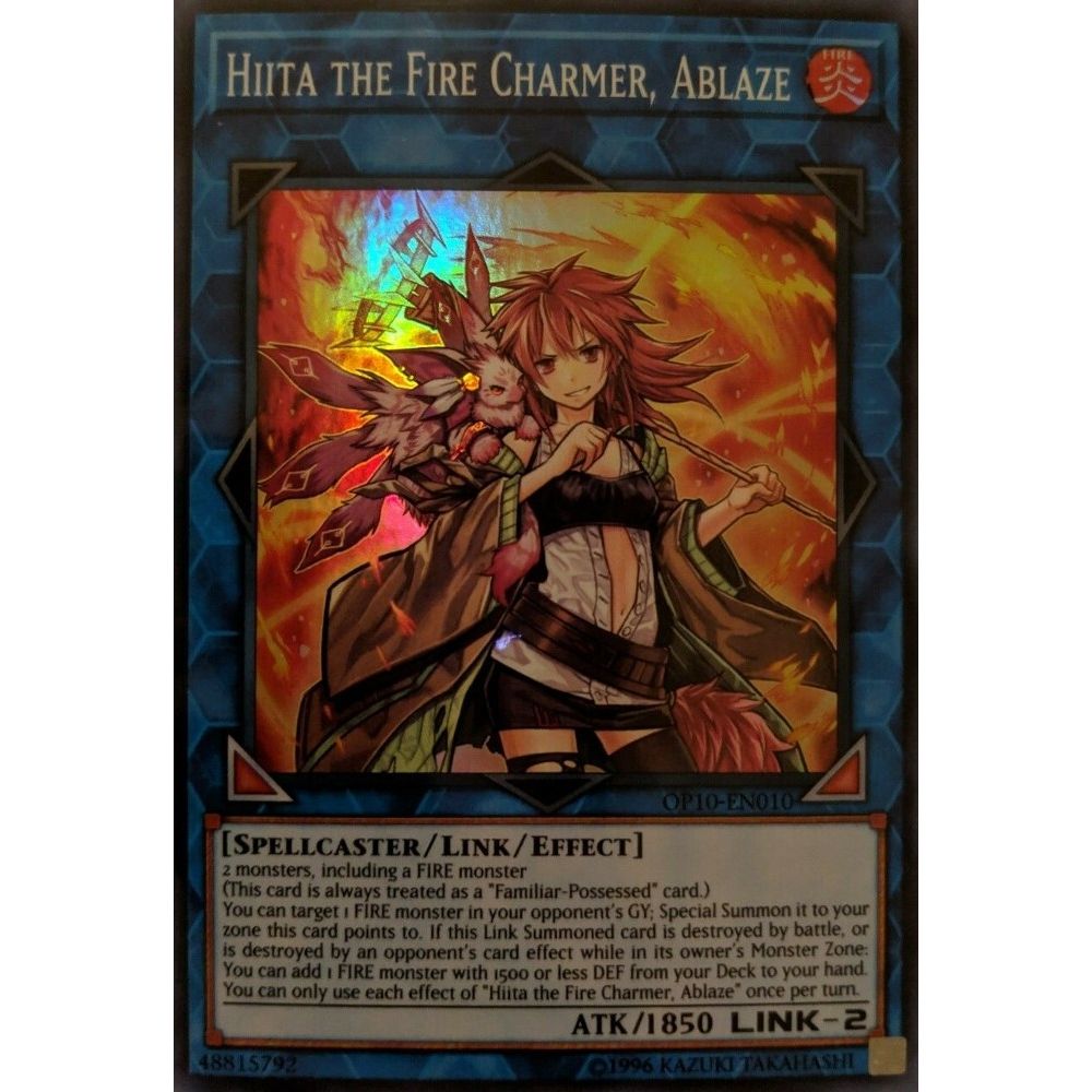 Image for Hiita the Fire Charmer, Ablaze (OP10-EN010) (OP10) - YuGiOh