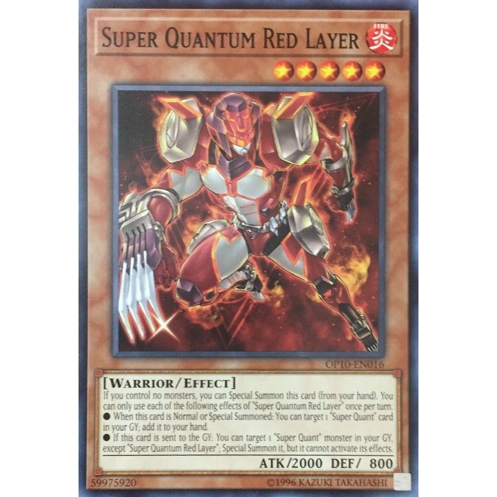 Image for Super Quantum Red Layer (OP10-EN016) (OP10) - YuGiOh