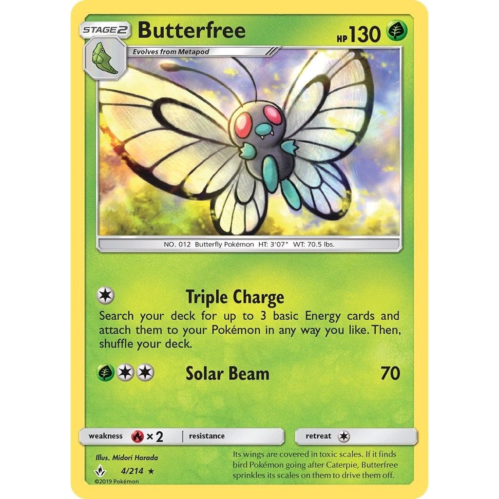 Image for Butterfree (4/214) (SM10) - Pokemon