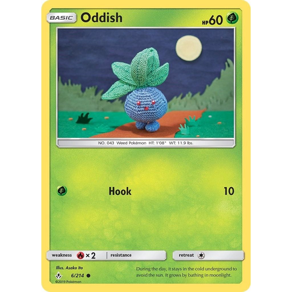 Image for Oddish (6) (6/214) (SM10) - Pokemon