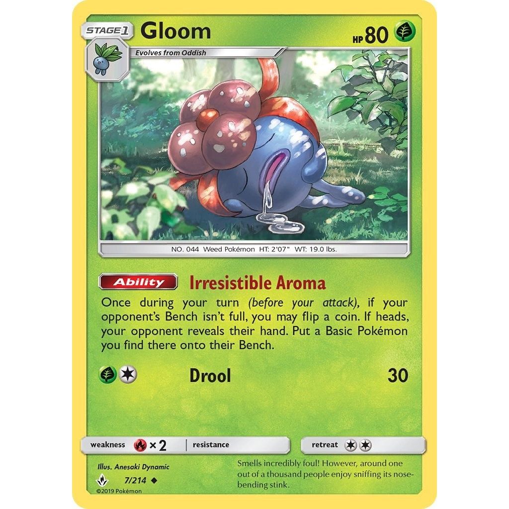 Image for Gloom (7/214) (SM10) - Pokemon