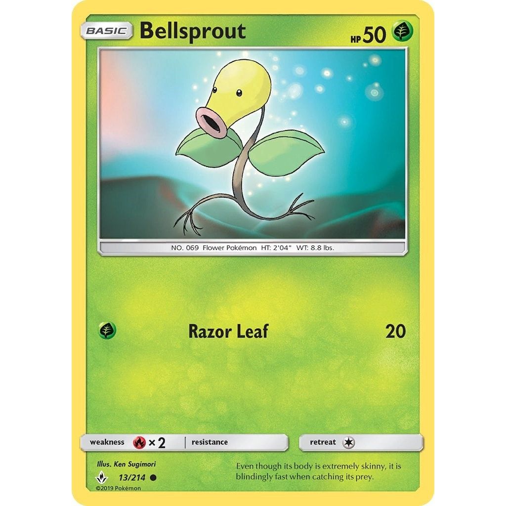 Image for Bellsprout (13/214) (SM10) - Pokemon
