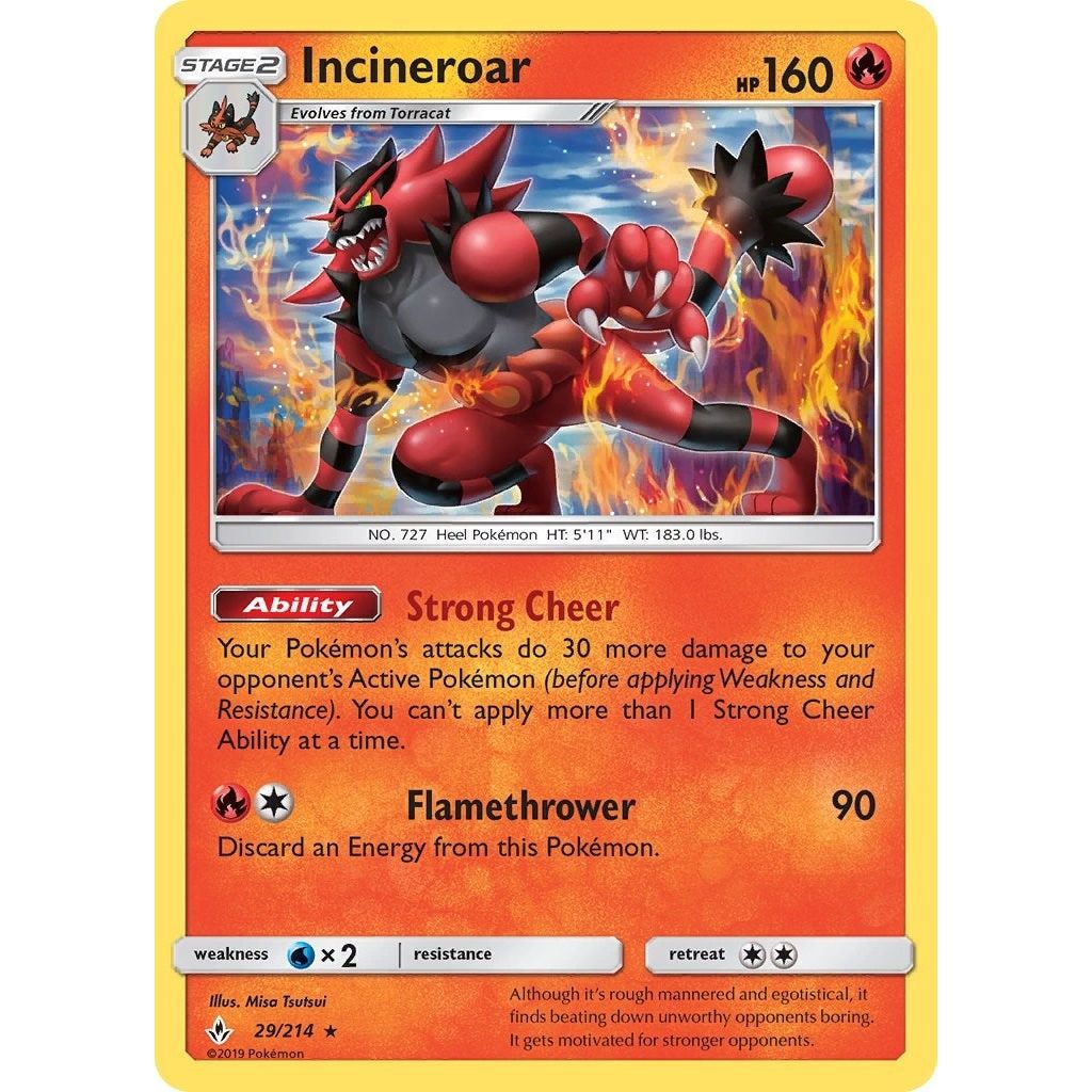 Image for Incineroar (29/214) (SM10) - Pokemon