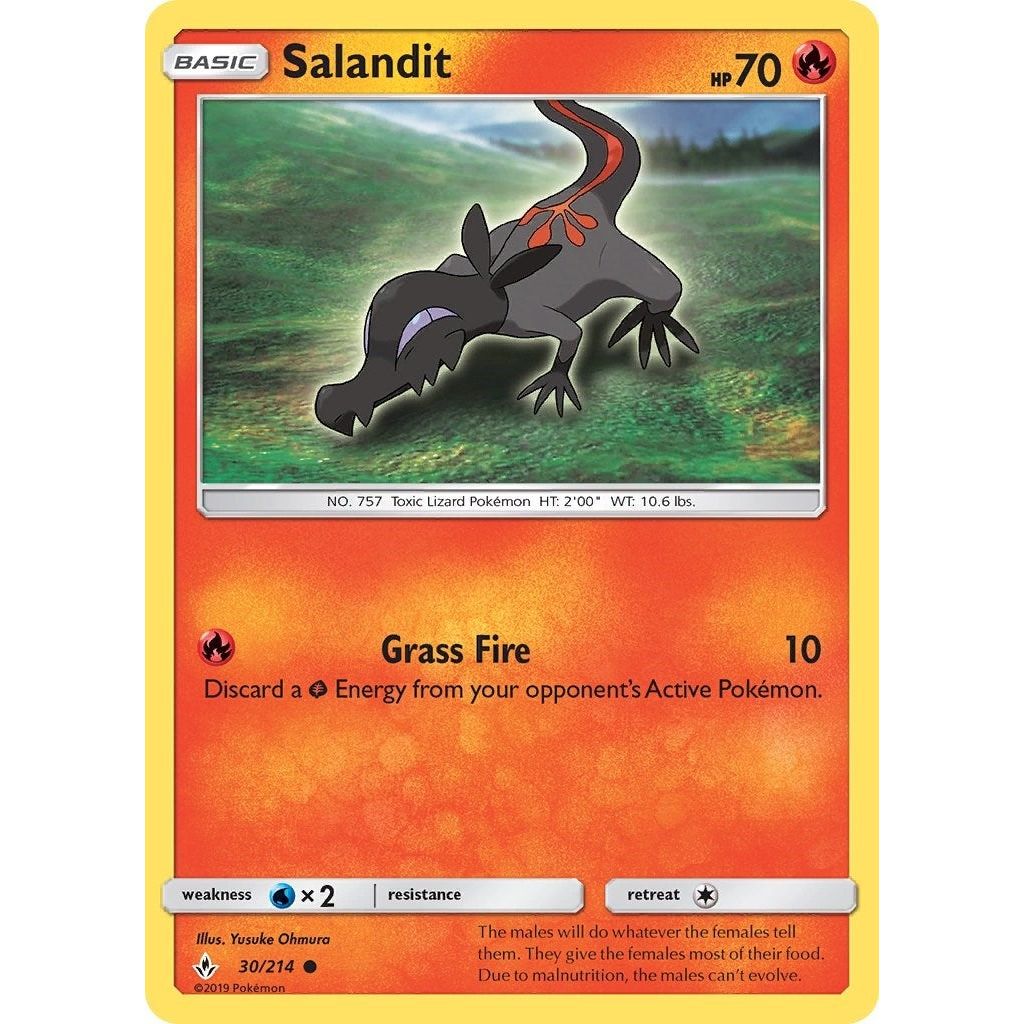 Image for Salandit (30/214) (SM10) - Pokemon