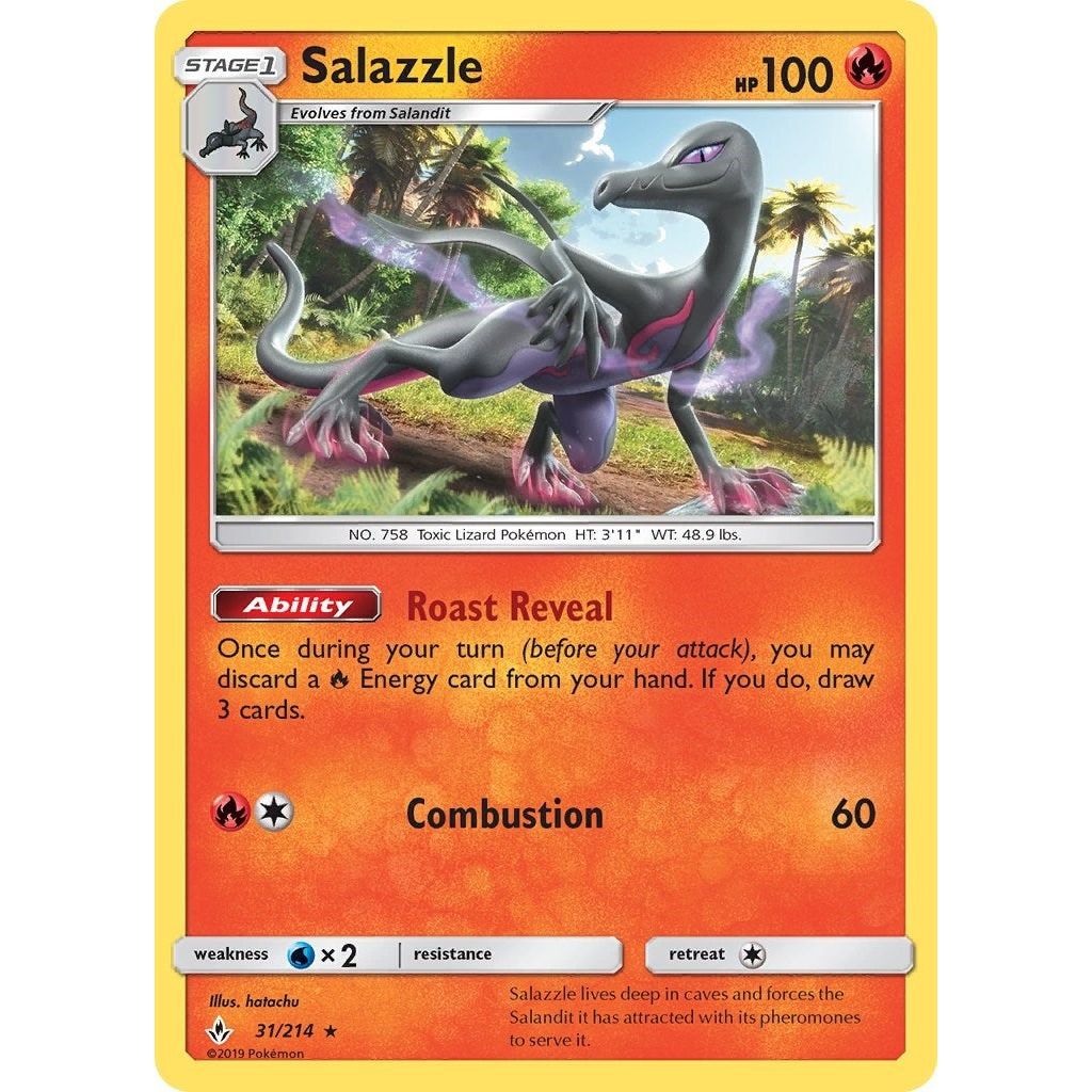 Image for Salazzle (31/214) (SM10) - Pokemon