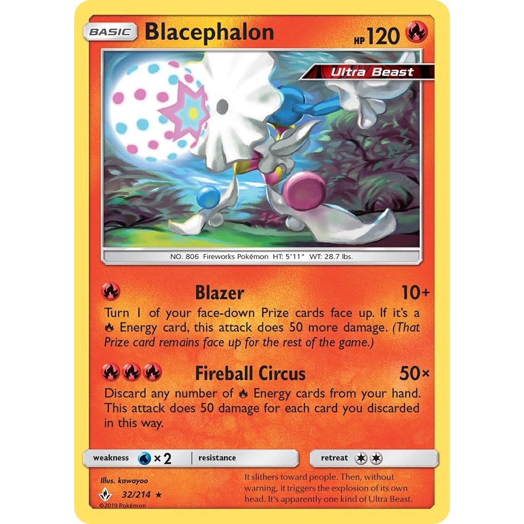 Image for Blacephalon (32/214) (SM10) - Pokemon