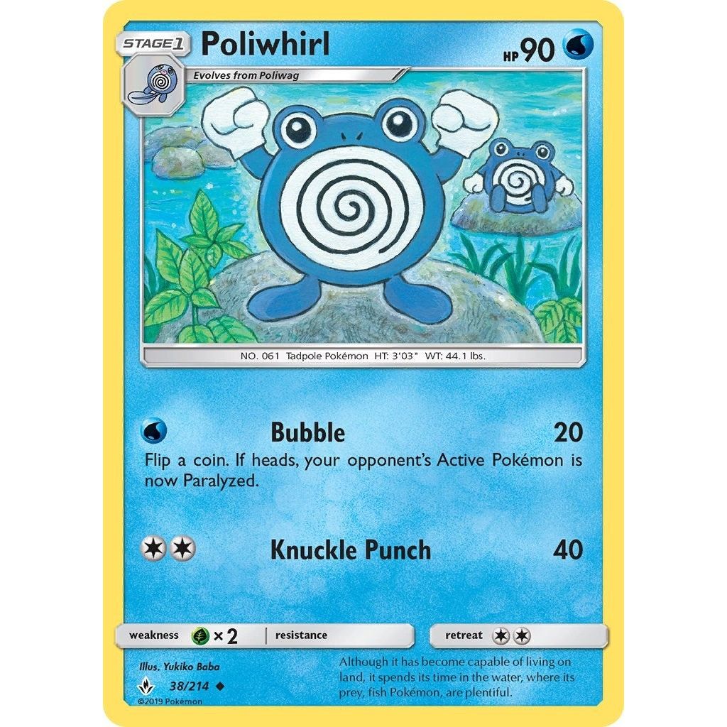 Image for Poliwhirl (38/214) (SM10) - Pokemon