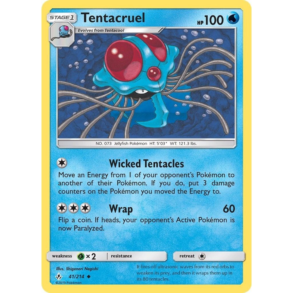 Image for Tentacruel (41/214) (SM10) - Pokemon