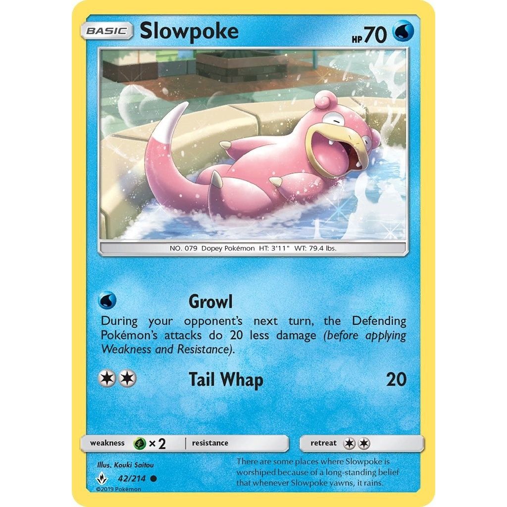 Image for Slowpoke (42/214) (SM10) - Pokemon