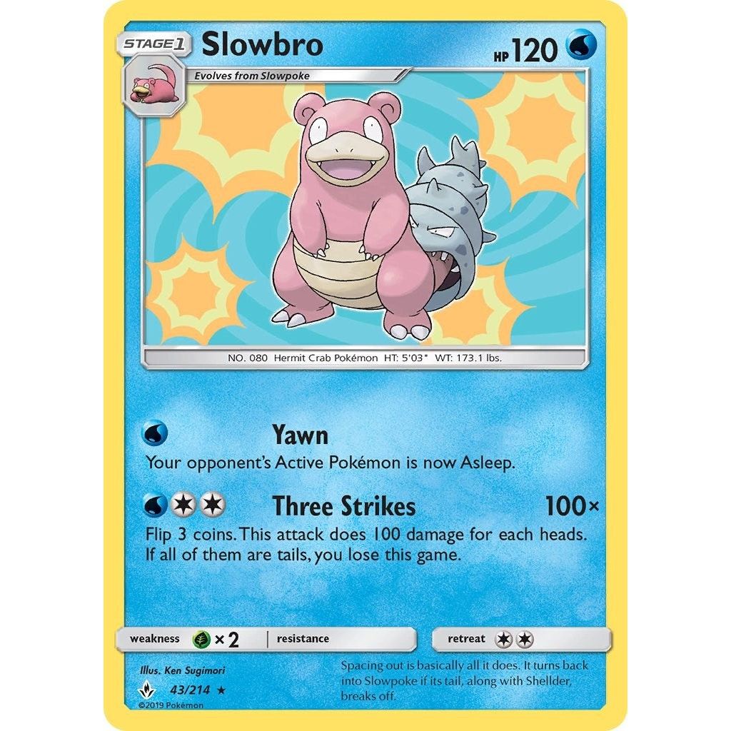 Image for Slowbro (43/214) (SM10) - Pokemon