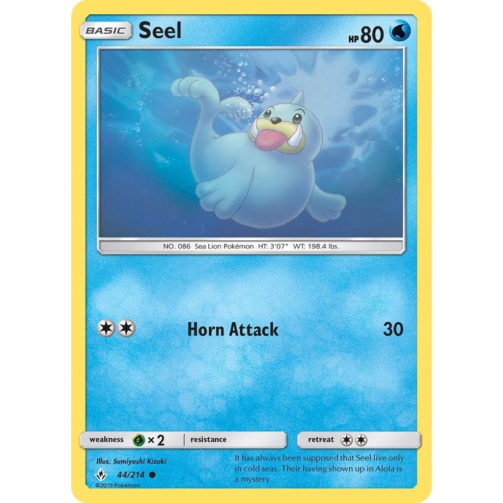 Image for Seel (44/214) (SM10) - Pokemon