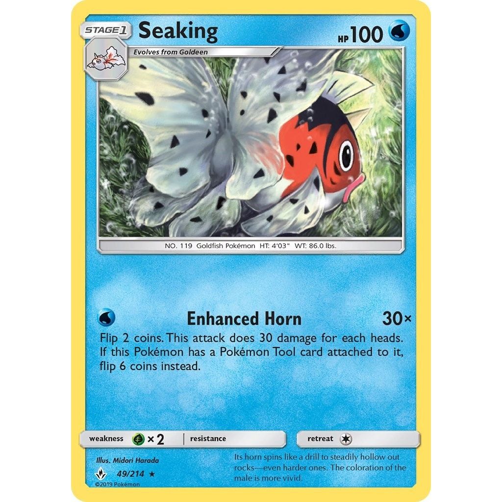 Image for Seaking (49/214) (SM10) - Pokemon