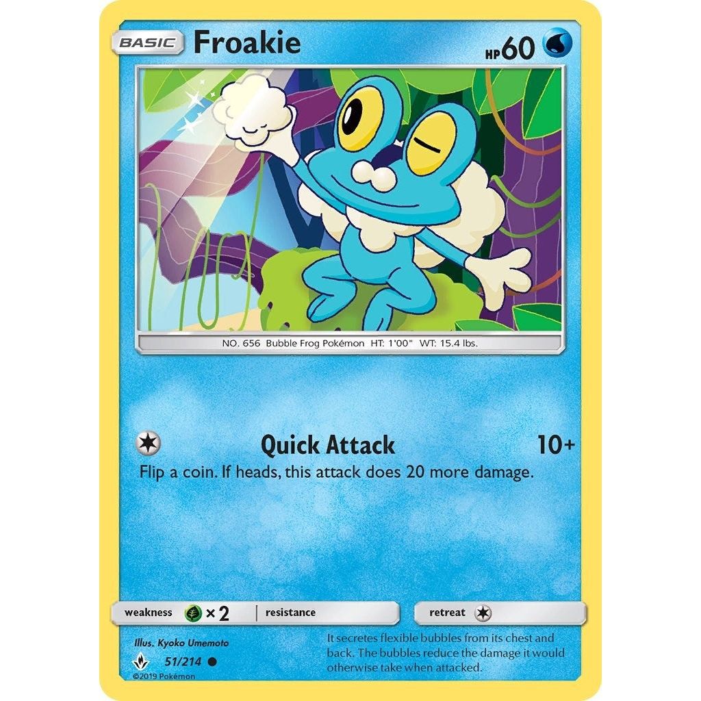 Image for Froakie (51/214) (SM10) - Pokemon