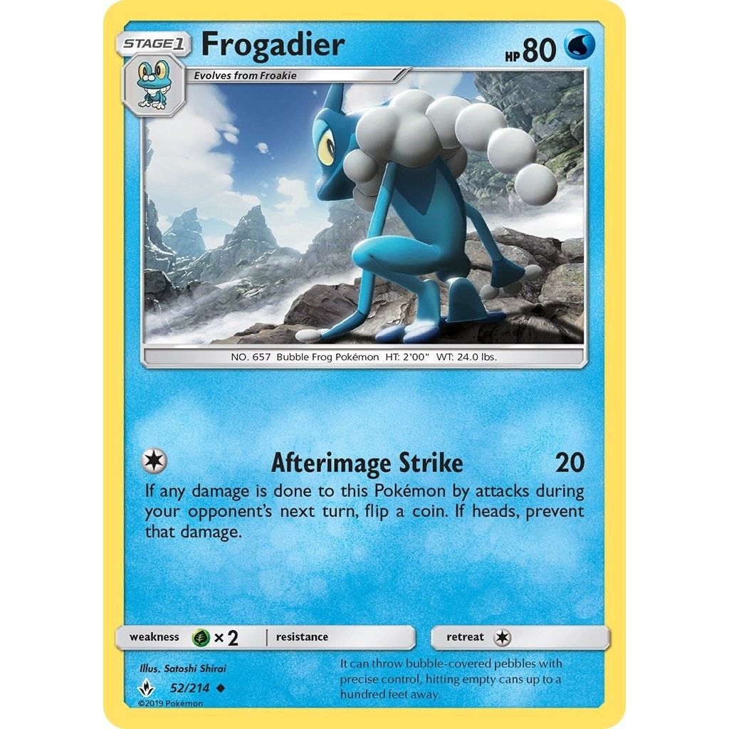 Image for Frogadier (52/214) (SM10) - Pokemon