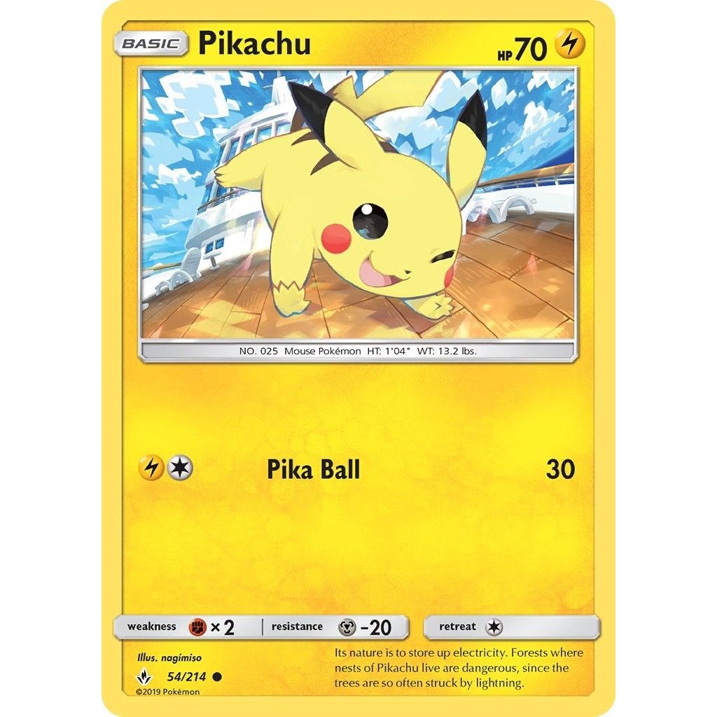 Image for Pikachu (54/214) (SM10) - Pokemon