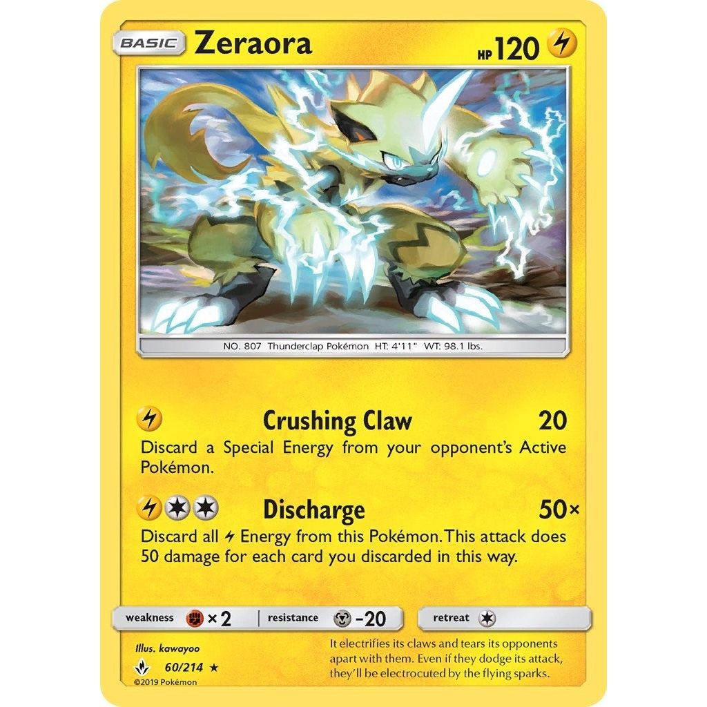 Image for Zeraora (60/214) (SM10) - Pokemon