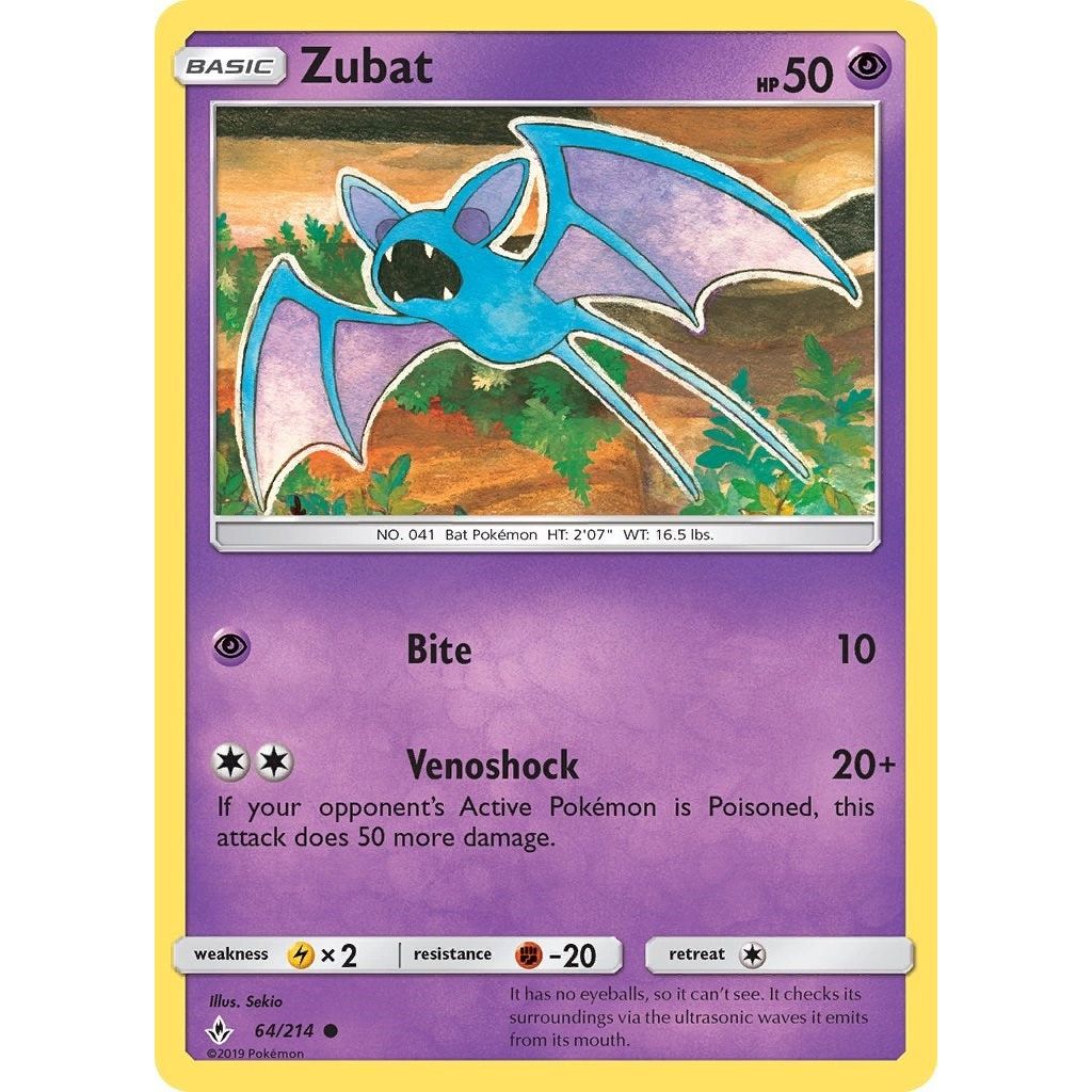 Image for Zubat (64/214) (SM10) - Pokemon
