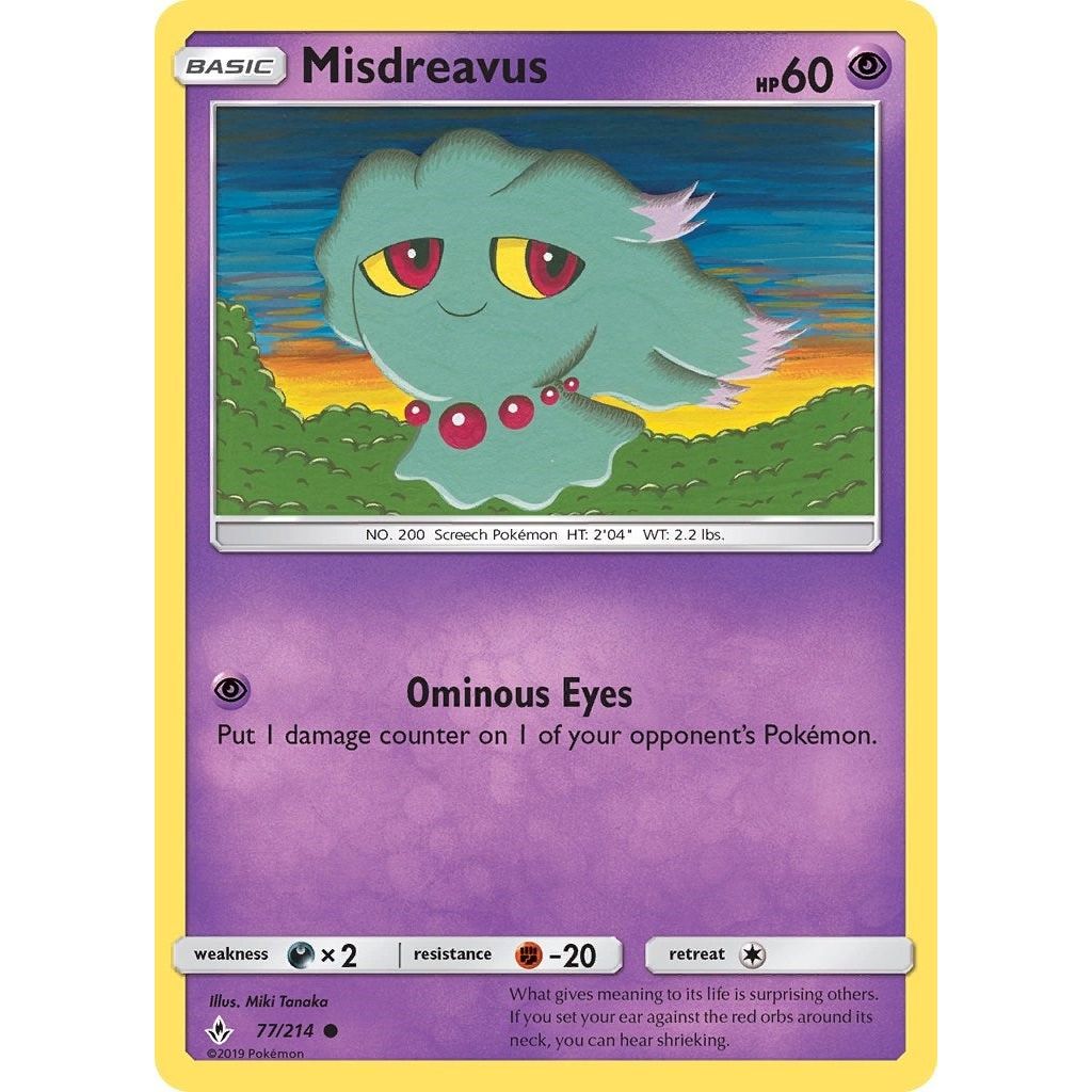 Image for Misdreavus (77/214) (SM10) - Pokemon
