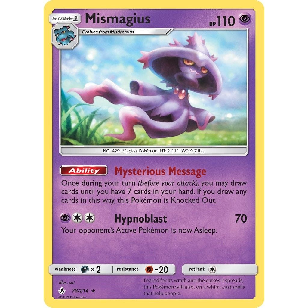 Image for Mismagius (78/214) (SM10) - Pokemon