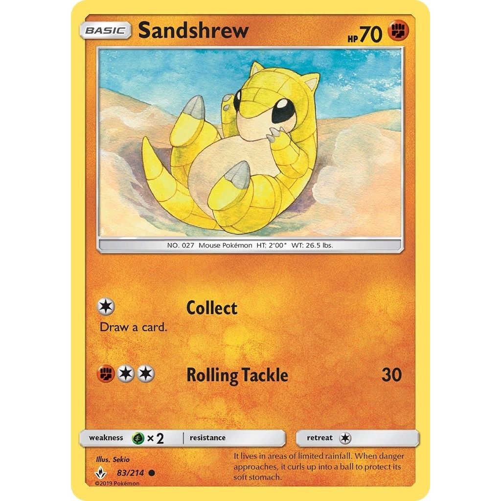 Image for Sandshrew (83/214) (SM10) - Pokemon