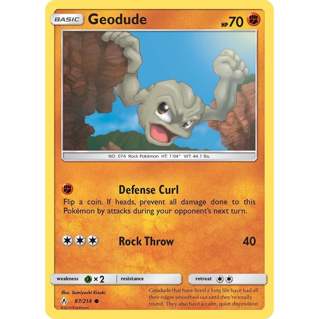 Image for Geodude (87/214) (SM10) - Pokemon