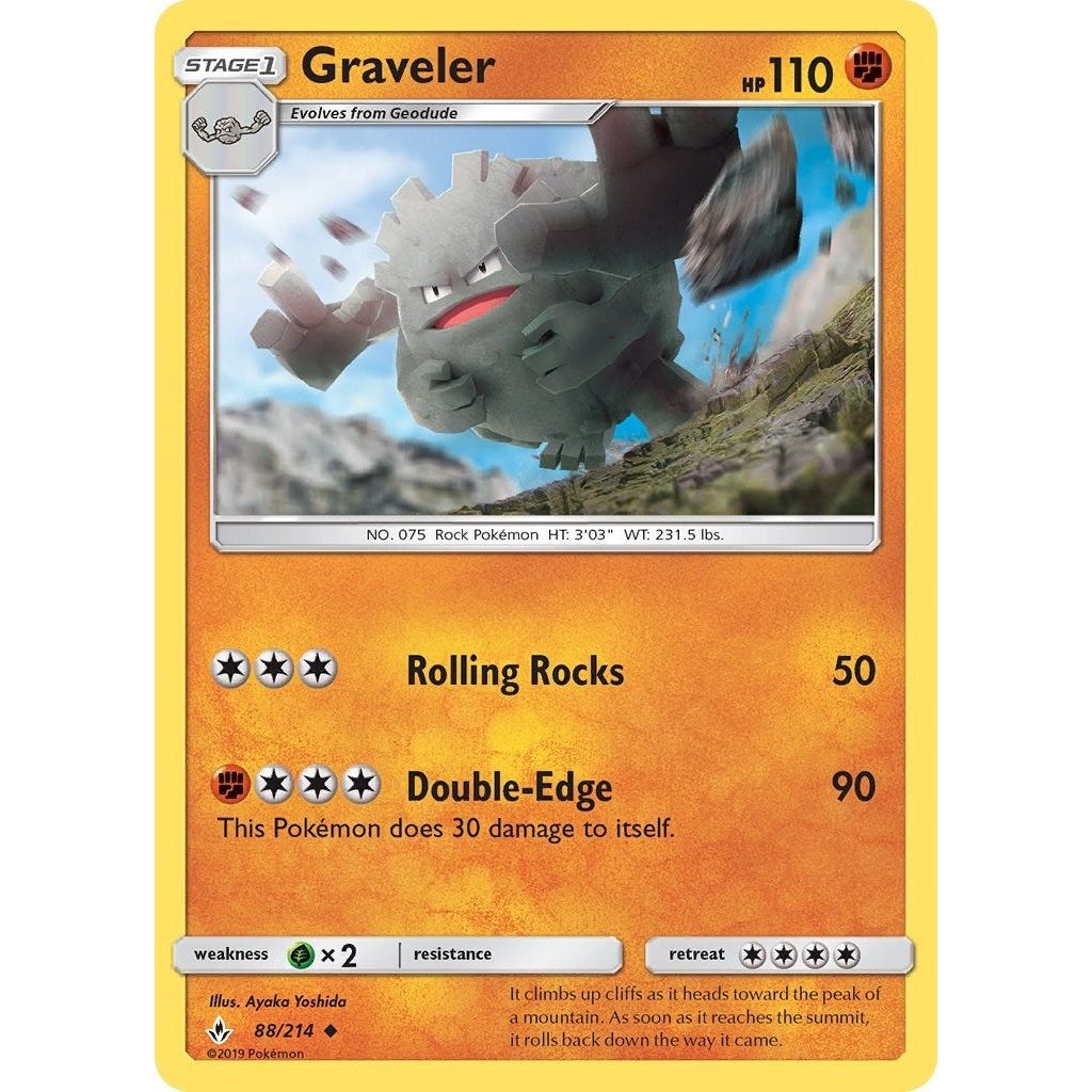 Image for Graveler (88/214) (SM10) - Pokemon