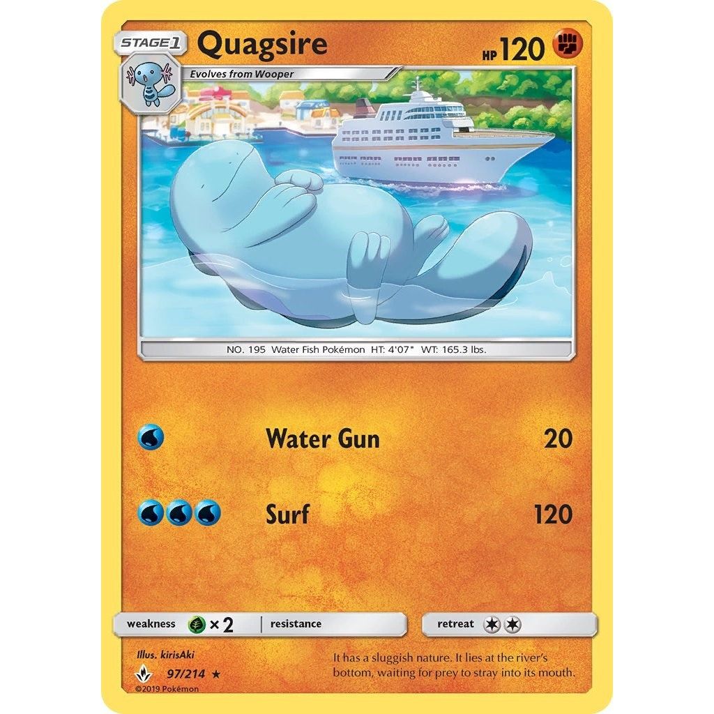 Image for Quagsire (97/214) (SM10) - Pokemon