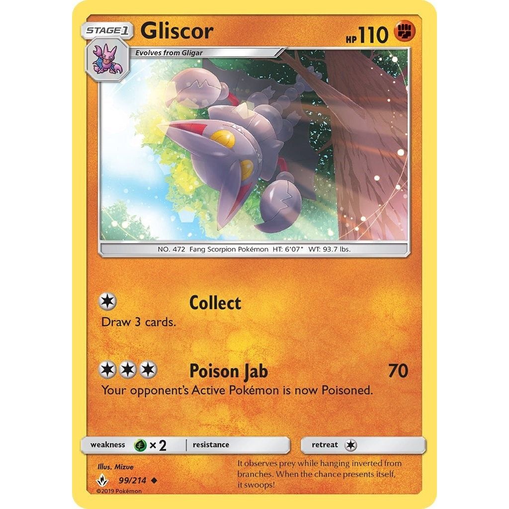 Image for Gliscor (99/214) (SM10) - Pokemon